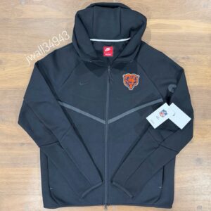 Nike Tech Fleece Chicago Bears Full-Zip Windrunner Hoodie Mens Jacket NFL NEW