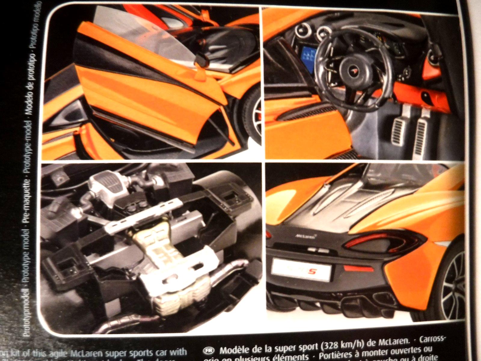 1/24 Revell McLaren 570S Sports Car Level 3 Kit # 07051 - Image 2