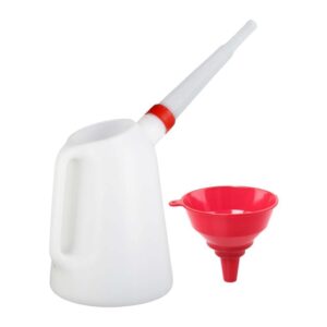 Automotive Oil Dispenser, Oil Measuring Container, Auto Motor Container with Lid
