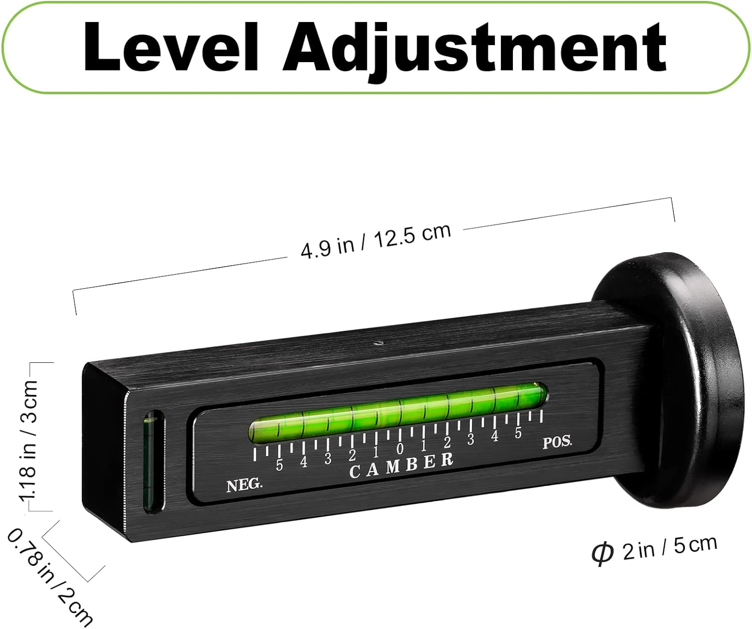 Magnetic Gauge Tool Camber Gauge Universal Adjustable Wheel Alignment Tool Cambe - Image 5