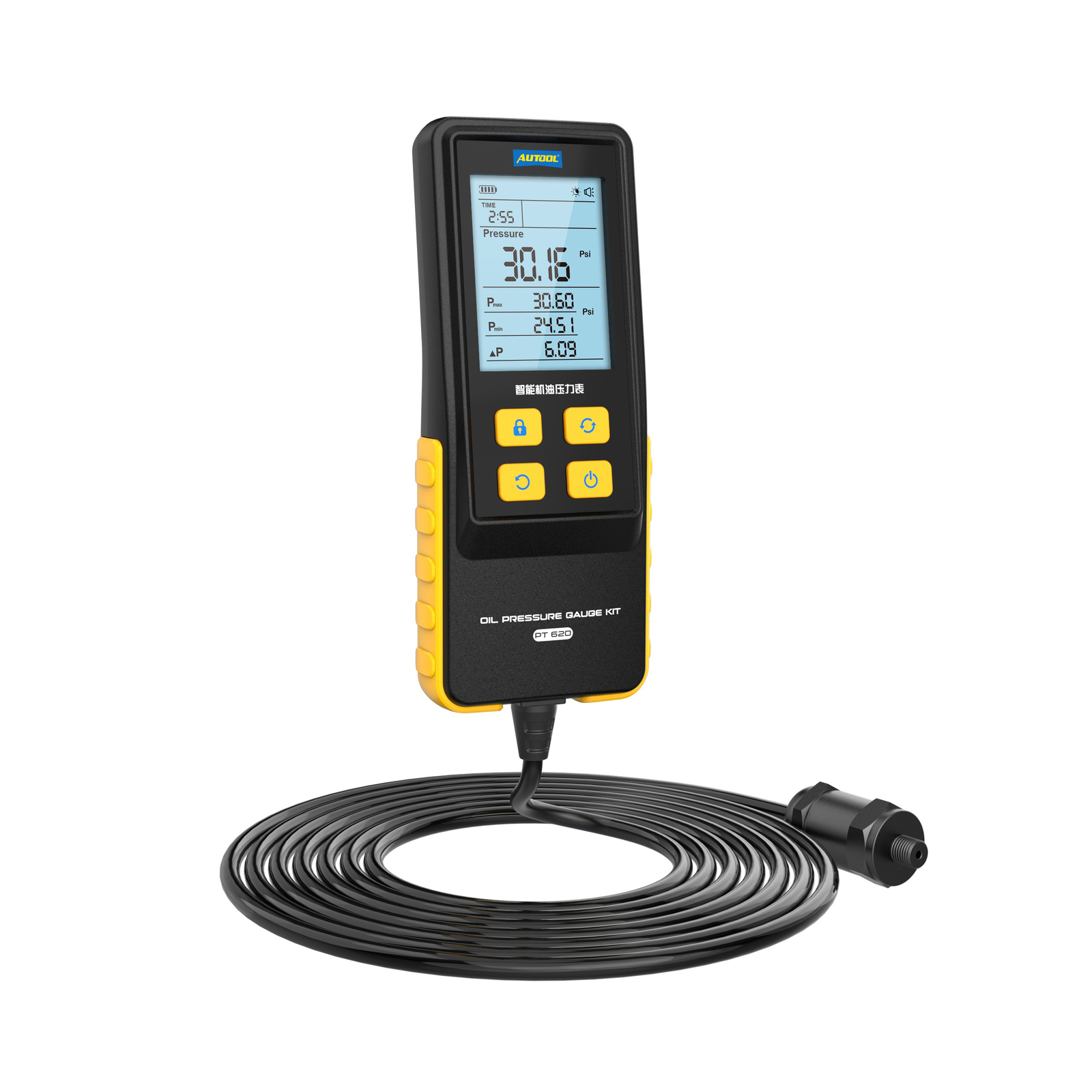 0-426PSI Automotive Engine Oil Pressure Tester Gauge Diagnostic Dectector Tool - Image 5