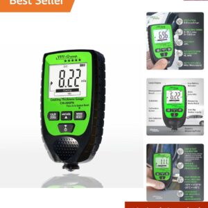 Professional Paint Thickness Meter with LCD - Lightweight Automotive Tester