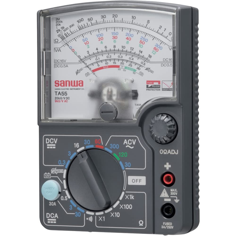 Sanwa Electric Meter Analog Multi Tester Automotive Measurement Compatible TA-55