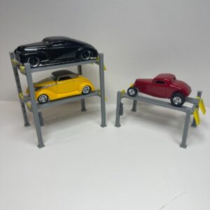 HOT WHEELS 1/64th Scale Garage 4 post lift 3D printed kit MADE IN AMERICA