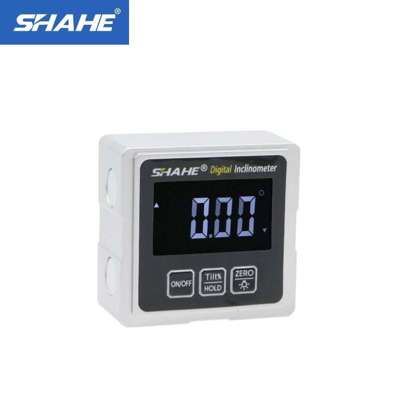 SHAHE Digital Protractor Angle Level Box With Three Magnets Base