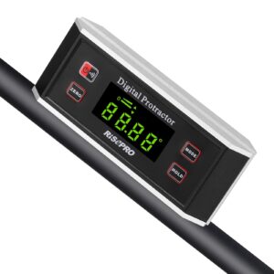 Inclinometer, RISEPRO® Digital Protractor Angle Finder Level Inclinometer Mag...