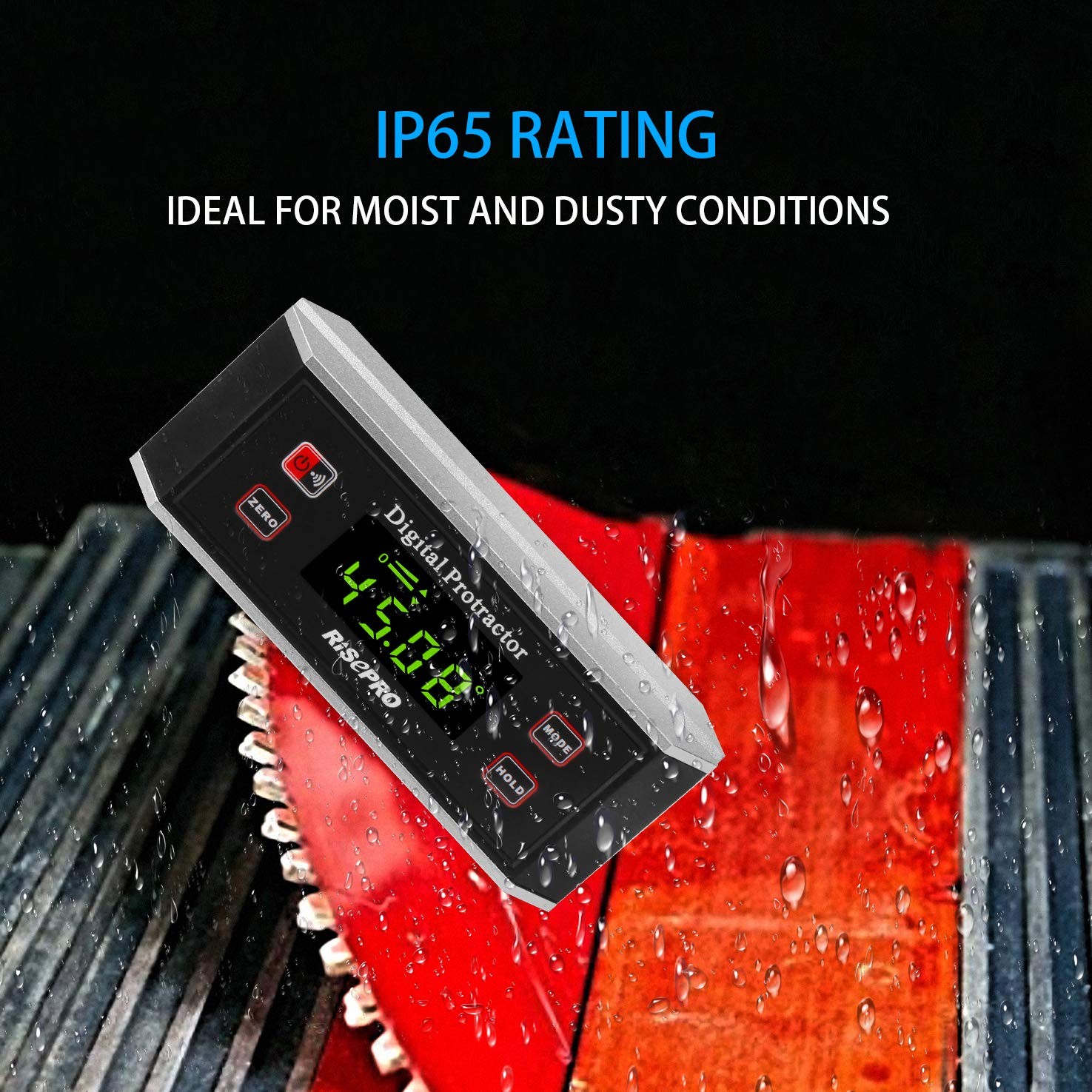 Inclinometer, ® Digital Protractor Angle Finder Level Inclinometer Magnetic V... - Image 3