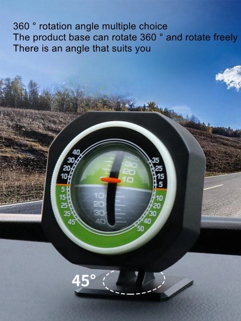 Automotive Self-sensing Car Inclinometer Balance Meter Angle Ruler Measurement - Image 3