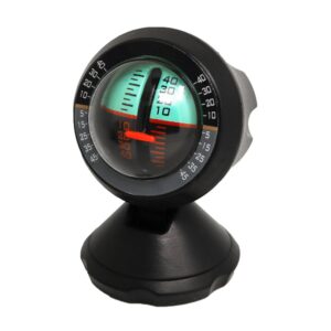 Level Compass Vehicle Inclinometer Car Tilt Gauge Angle Slopemeter Automotive