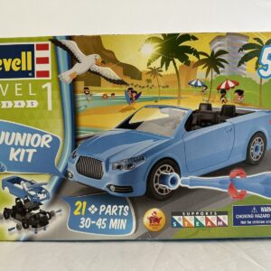 Revell Level 1 Junior Kit Blue Car STEAM New