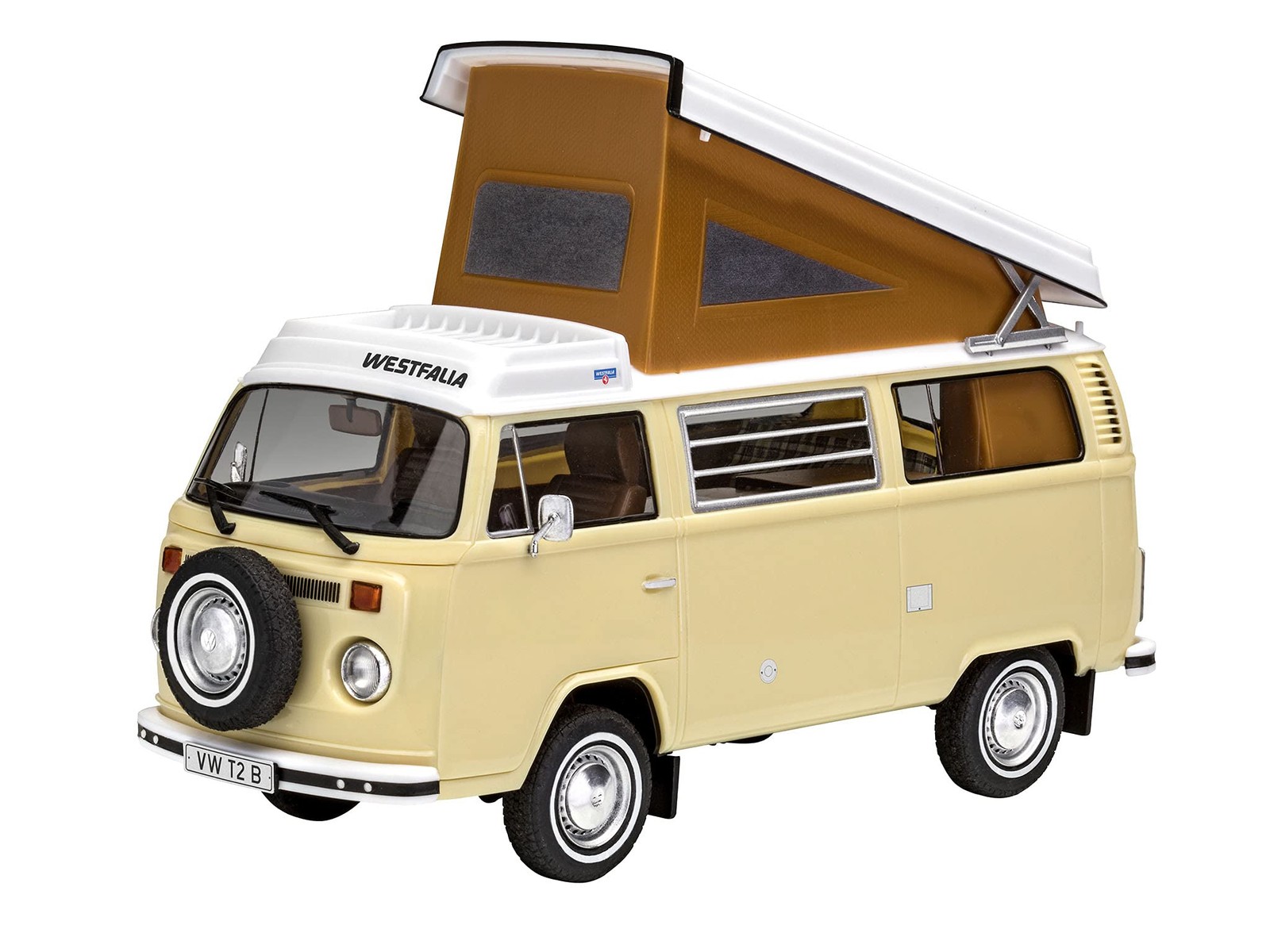 German level 1/24 VW T2 camper plastic model 07676 - Image 2