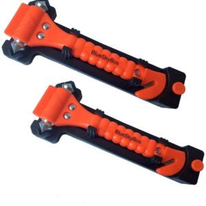 2 in 1 Twin Red Automotive Multitool Emergency Escape Tool for Vehicles