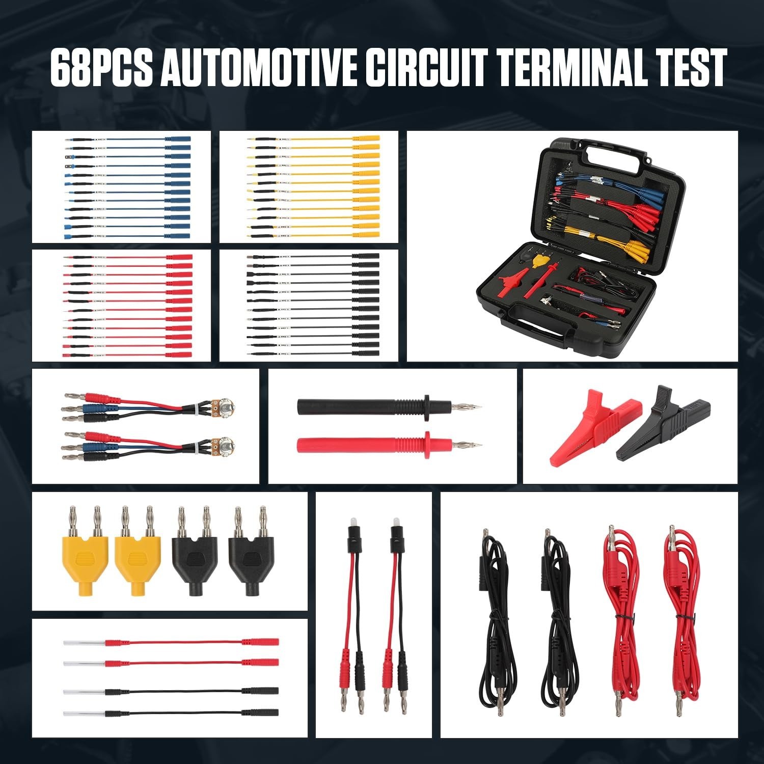 Automotive Circuit Lead Kit Multi Meter Leads Set Repair Tools - Image 4