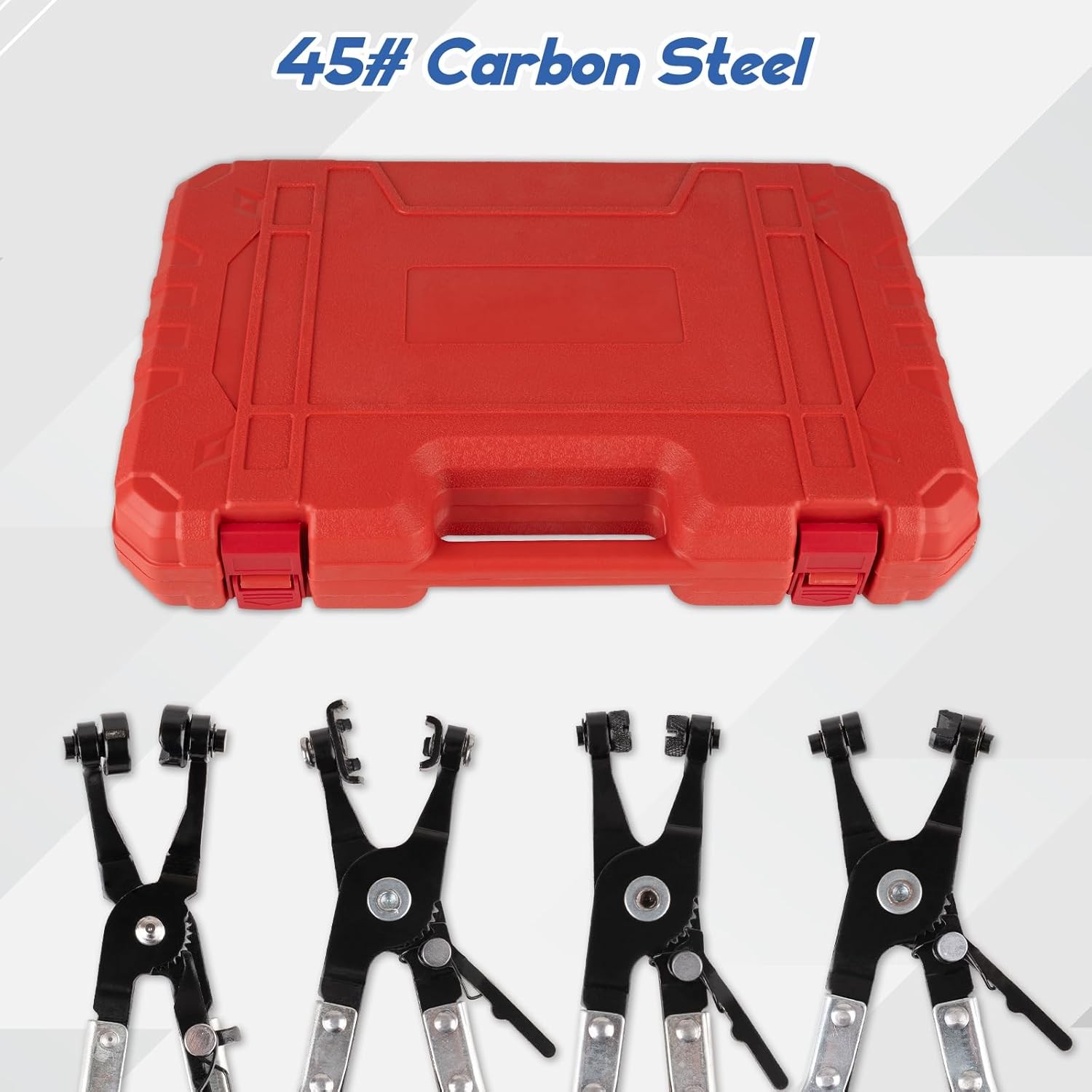 9PCS Hose Clamp Pliers, Automotive Multi-Handle Precision Tools for Clamping... - Image 4