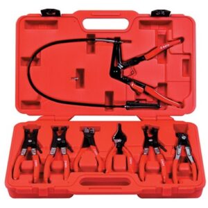 Astro Pneumatic 9406 7 piece Hose Clamp Pliers Assortment Kit