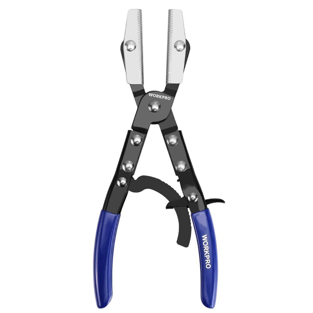WORKPRO 10" Ratcheting Hose Pinch Off Plier for Automotive Hose Lines Fuel Lines