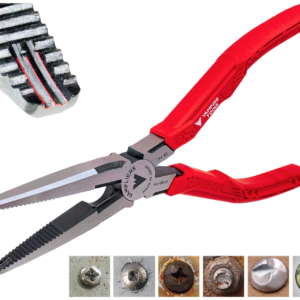 VAMPLIERS 7.5" Screw Extractor Long Nose Pliers Made in Japan High Carbon Steel