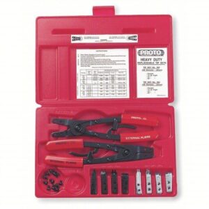 Proto No. 361 Heavy Duty - Replaceable Tip Retaining Ring Plier Set NEW SEALED