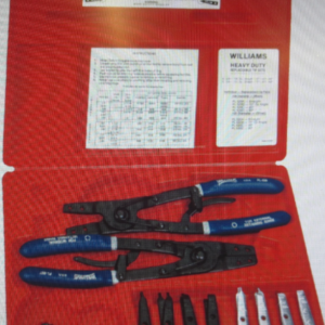 Williams PL-529 Heavy Duty Retaining Ring Pliers Set