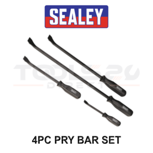 Sealey Pry Bar Set 4pc Heavy Duty Lever Bars for Automotive and Workshop Use