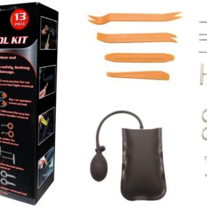 13 PIECE AUTOMOTIVE LOCK Multi-use pry bars OUT TOOL KIT'