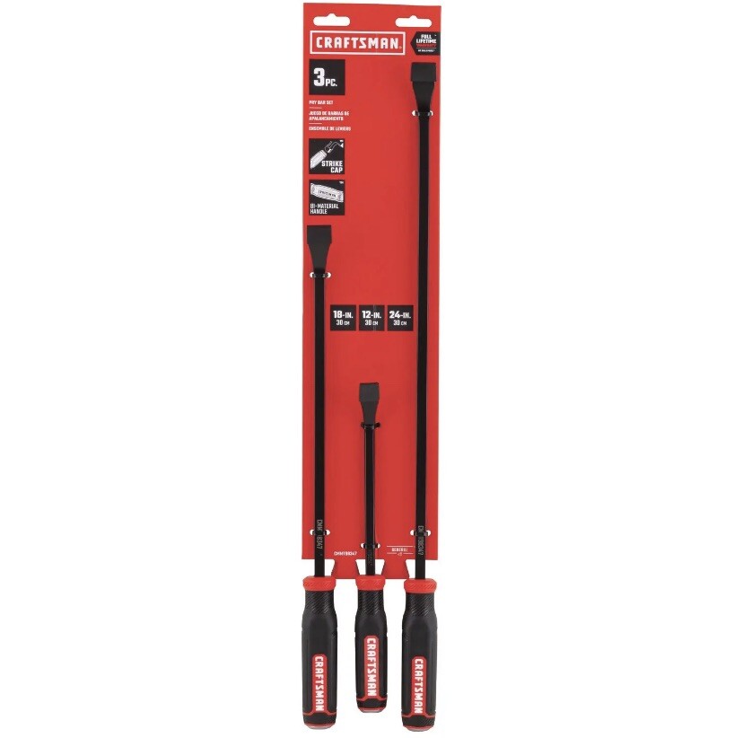 CRAFTSMAN Automotive 3-Piece Pry Bar Set - Image 3