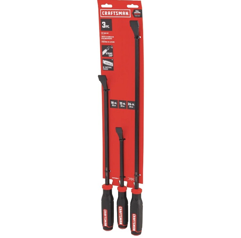 CRAFTSMAN Automotive 3-Piece Pry Bar Set - Image 4
