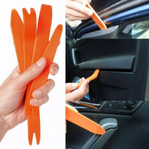 4 psc Pry Bar Set Automotive Dash Panel Plastic Trim Tool Molding Remover