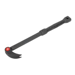 14in Rolling Head Pry Bar Cr V Steel Ratchet Tire Wrecking Bar For Automotive⊹