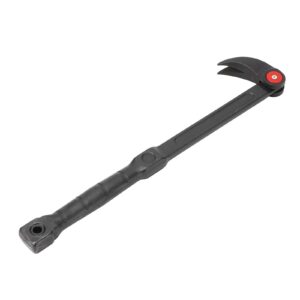 14in Rolling Head Pry Bar Cr V Steel Ratchet Tire Wrecking Bar For Automotive