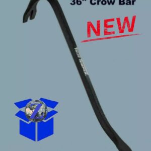36" CROW BAR Nail Puller Tempered Steel Gooseneck Wrecking Multi-Purpose Utility