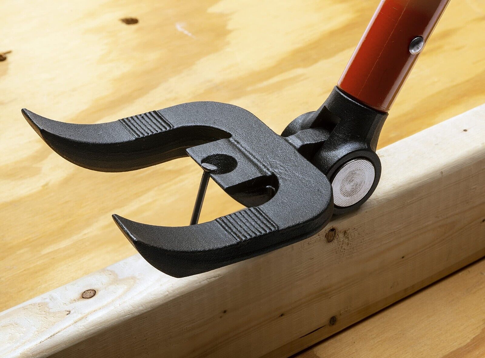Crescent Indexing Pry Bar 44" Bull Bar Dual Claw Deck Removal Wrecking Bar - Image 3