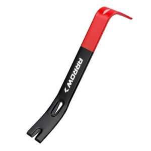 ARROW 12" Pry Bar & Nail Puller Heavy-Duty Carbon Steel Flat Bar Crowbar Tool
