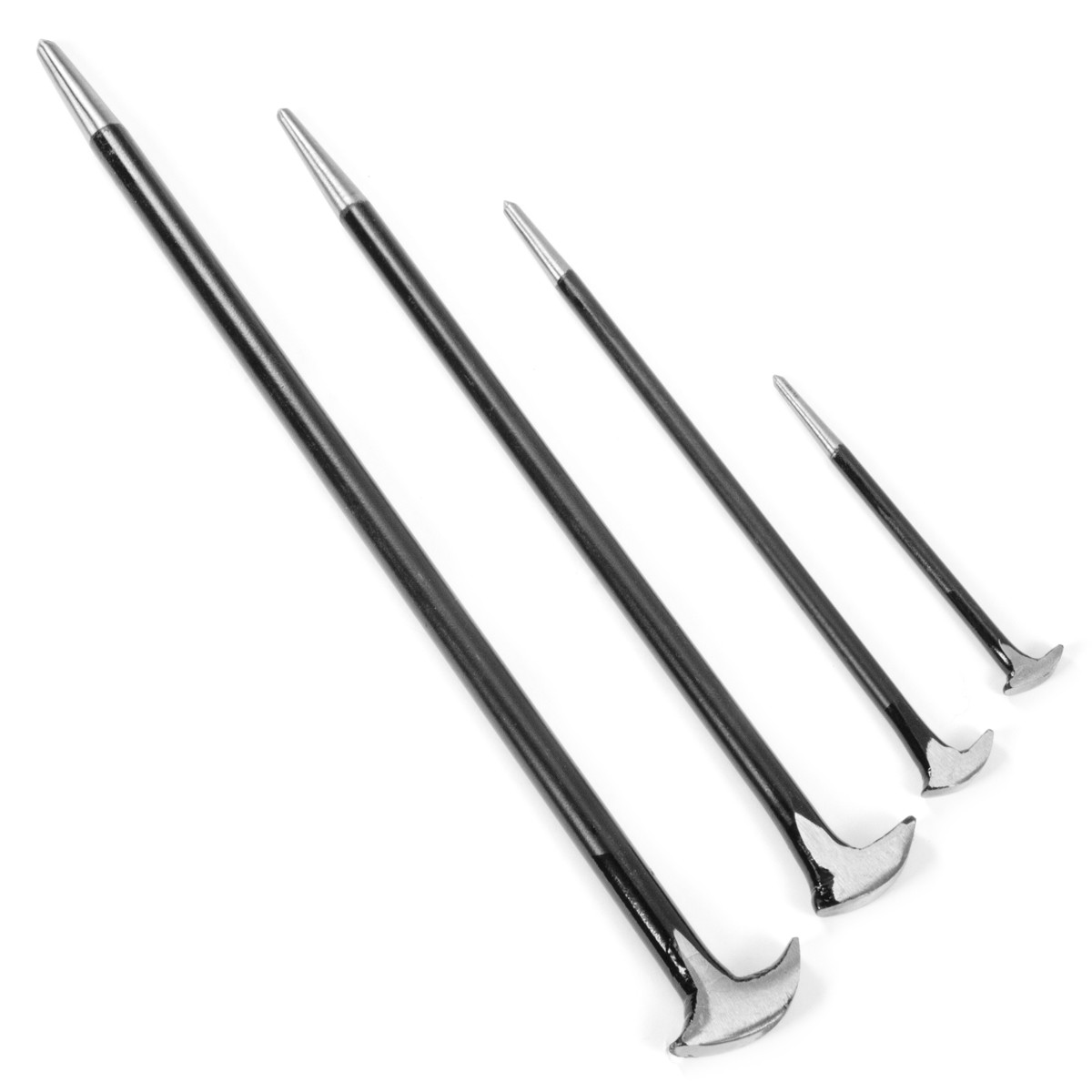 Rolling Head Lady Foot Pry Bar Set Snap On Heel Steel Wrecking Hand Tool Tools - Image 3
