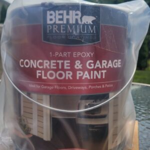 BEHRR PREM. Deep Base NO. 930 1 Gl. CONCRETE & GARAGE FLOOR PAINT, 1-Part Epoxy