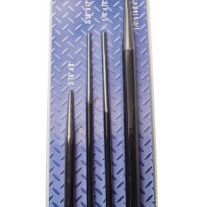 4-PC EXTRA LONG TAPERED PUNCH SET – pin punches hand tool tools automotive