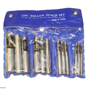 12-pc HOLLOW GASKET PUNCH TOOL SET – gaskets tools automotive punches round