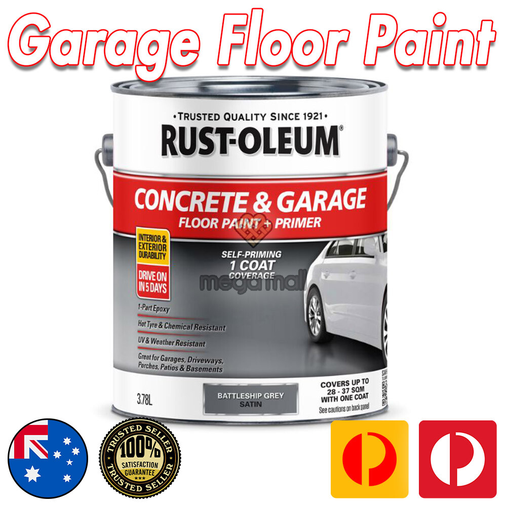 INDUSTRIAL GRADE EPOXY FLOOR COATING-Charcoal-Garage,Shop,Warehouse,Parking - Image 3