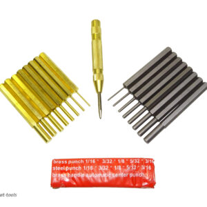 BRASS & STEEL PUNCH SET – automatic center punch – punches – automotive tools