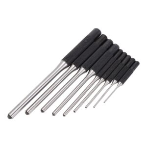 9 Pcs Roll Pin Punch Set 1/16 To 5/16 Inch Pin Punch Tool For Automotive Watch♫