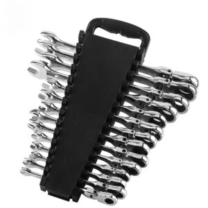 Ratchet Wrench Set Tools Full Professional Socket Sets Flat Wrenches Automotive