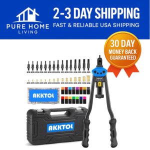 Rugged 16" Rivnut Tool Set with 15 Mandrels: Perfect for Automotive & Metal Work