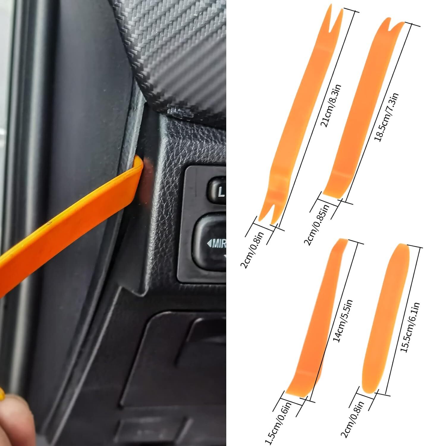 100PCS Retainer Clips Body Bumper Rivet Retainer Trim Molding Push Pin Clips kit - Image 4