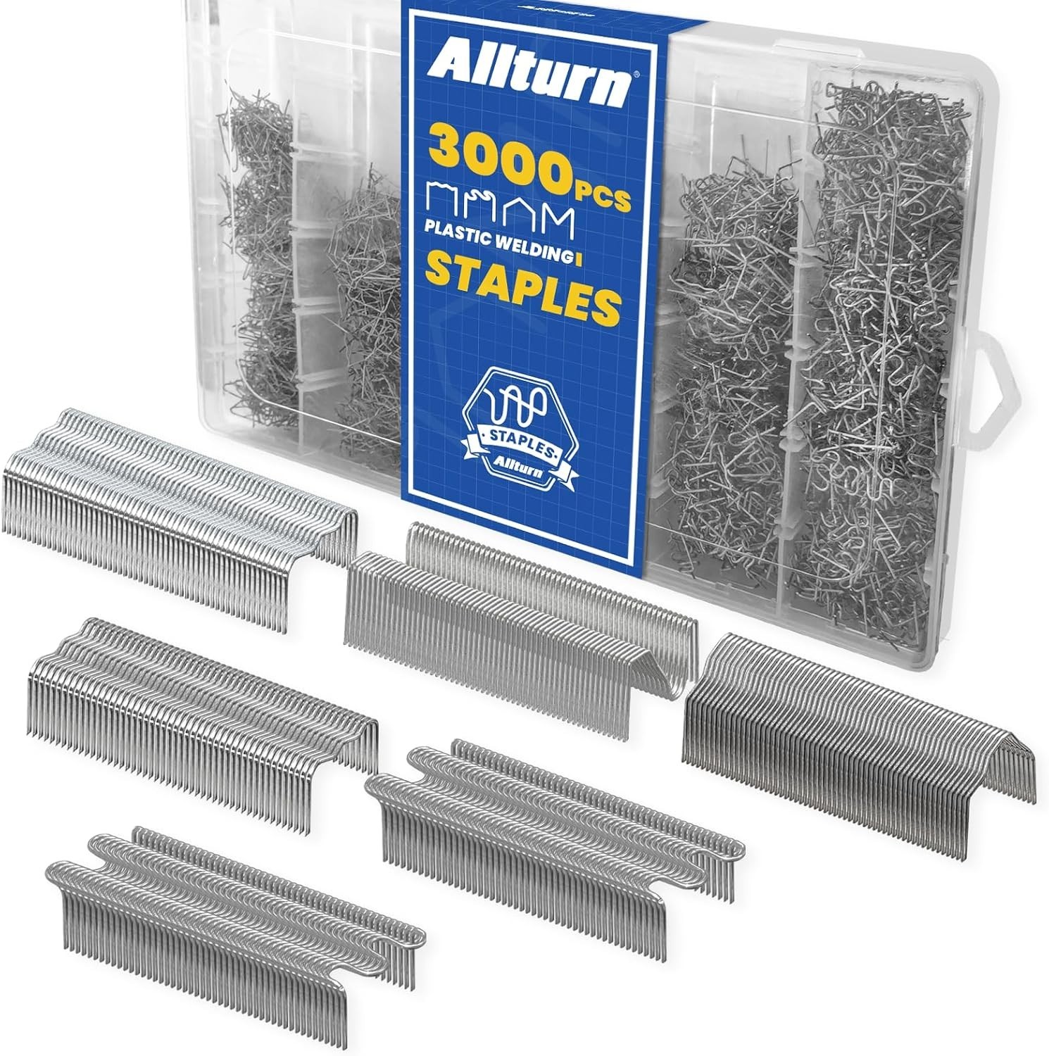 Comprehensive 3000-Piece Staple Assortment for Automotive and Plastic Repair - Image 3