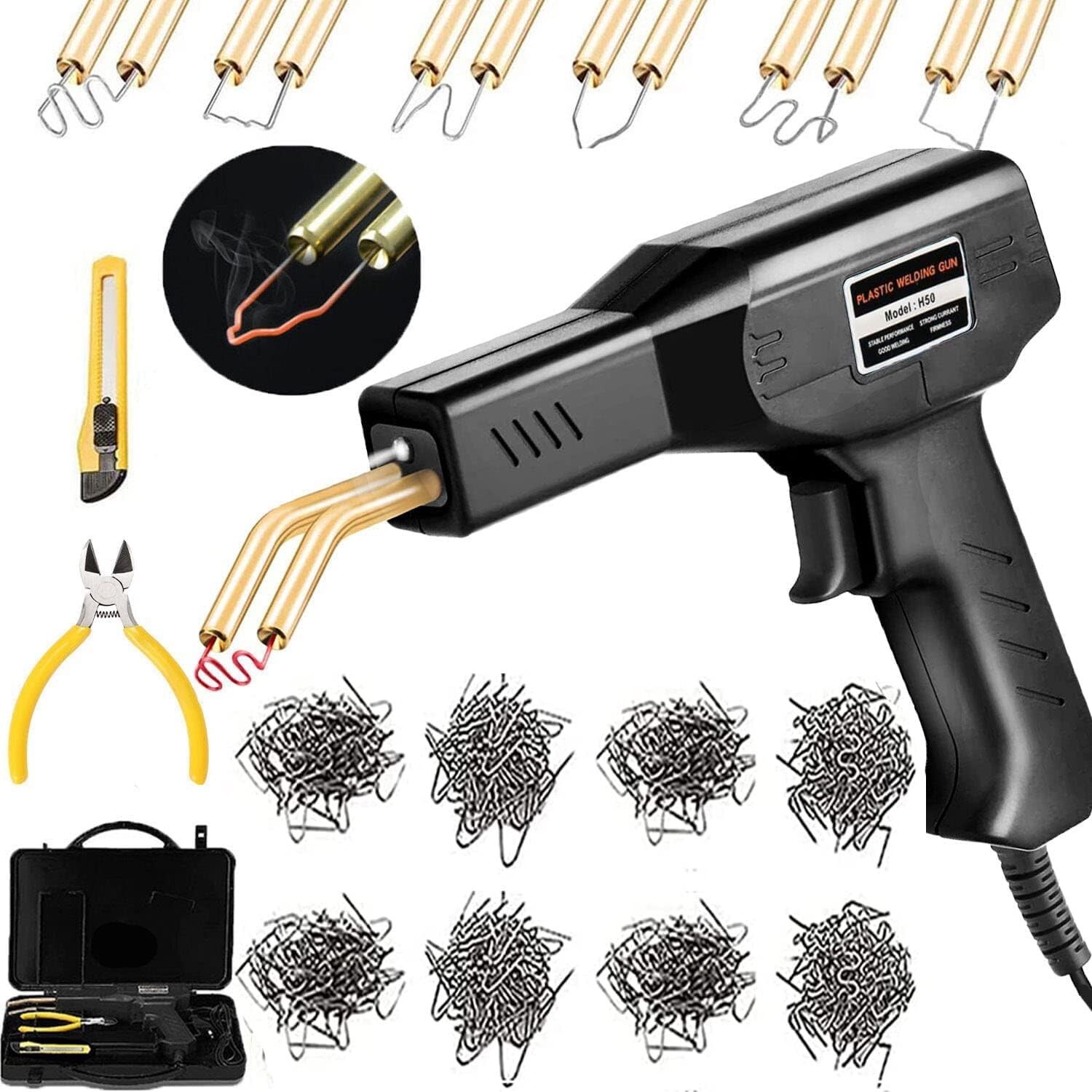 Automotive Hot Staple Plastic Welder Kit - 6 Staple Types for Effective Repairs - Image 3