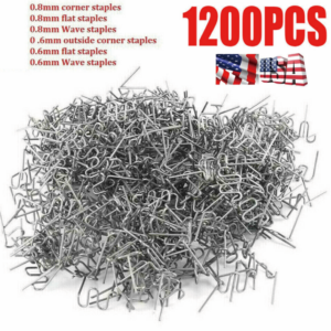 Repair Welding Hot Stapler Bumper Staples Plastic Welder Automotive Kit 1200 Pcs