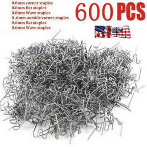 Repair Welding Hot Stapler Bumper Staples Plastic Welder Automotive Kit 600 Pcs