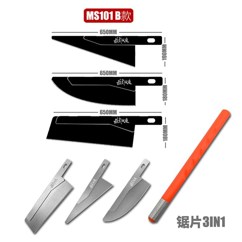 For Military Model Tool Hobby Profiled Mini Hand Saw Craft Blade Parts Precision - Image 4