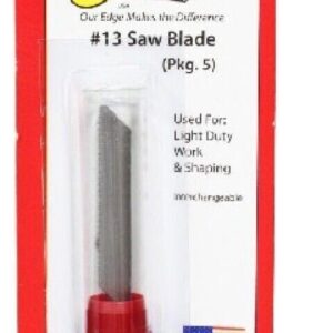 Excel Fine Saw Blades Pack of 5 Hobby Craft Tool Fits #11 X Acto Knife #20013