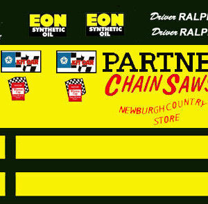 #10 Partner Chain Saws 1/24th - 1/25th Scale Decals NASCAR